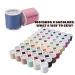 56 Spools Sewing Thread Kit for Hand Sewing and Machine Sewing Use, Colorful Polyester Thread Set 100 Yards Per Spool, 5600 Yards Total