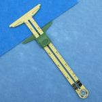 Sewing Gauge Measuring Tool Set 5-in-1 T-Shaped Sliding Gauge Ruler Fabric Quilting Ruler (4 Pieces)
