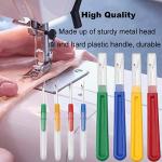 Seam Rippers for Sewing - Borogo Seam Ripper and Thread Remover Kit for Sewing 4 Big and 4 Small Stitch Ripper Tool and 1 Thread Snips