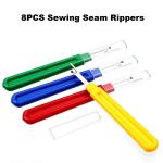 Seam Rippers for Sewing - Borogo Seam Ripper and Thread Remover Kit for Sewing 4 Big and 4 Small Stitch Ripper Tool and 1 Thread Snips