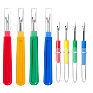 8Pcs Sewing Seam Rippers, Handy Stitch Rippers for Sewing/Crafting Removing Threads Tools (4 Large & 4 Small)