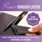 Professional 9 Inch Sewing Scissors for Fabric Cutting - Ultra Sharp, Heavy Duty Fabric Shears for Smooth, Precise Cuts on All Fabrics and Leather, for Tailors, Dressmakers, Crafters, and Artists