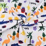 QiMicody Fat Quarters Fabric Bundles, 7Pcs 100% Cotton 19.69” x 15.75” (50cmx40cm) Precut Quilting Fabric Squares Sheets for DIY Patchwork Sewing Quilting Crafting, No Repeat Design (Flower Pattern)