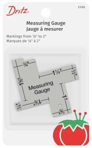 Dritz 3100 14 in 1 Measuring Gauge, Silver