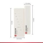 SINGER Stitch Gauge & Guide - Seam Measuring Tool for Machine Sewing