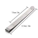 Sewing Clips Set of 20 Stainless Steel Hemming Clips 3 Inches Measurement Ruler