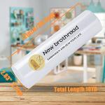 New brothread Sticky Self-Adhesive Tear Away Embroidery Stabilizer Backing 12" x 10 Yd roll - Medium Weight for Napped Fabric & Hoop Less Embroidery