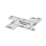 Dritz 3100 14 in 1 Measuring Gauge, Silver