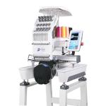 FUJA Embroidery Machine with 10 Needles, 1200 SPM Max Speed 7" Touch Screen, Embroidery Area 9.5" × 14.2" Commercial Beginners Embroidery Machine Suitable for Hat, Flat, T shirt and more