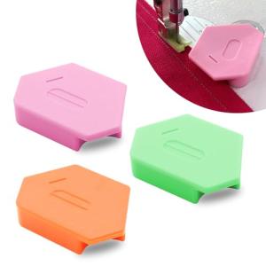 3PCS Magnetic Seam Guide for Sewing Machine, Multifunctional Polygonal Hemmer Guide with Scale, Universal Sewing Quilting Supplies Accessories Tools