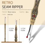 Vintage Seam Rippers, Stitch Remover Tool, Thread Ripper, Metal Seam Rippers for Sewing Needle Work Hand Sewing Knitting Craft
