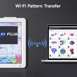 FUJA Embroidery Machine with 10 Needles, 1200 SPM Max Speed 7" Touch Screen, Embroidery Area 9.5" × 14.2" Commercial Beginners Embroidery Machine Suitable for Hat, Flat, T shirt and more