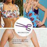 frymmx Bra Cup Adjuster with Insert Tool & Chest Pad Scissors - Ergonomic Adjuster for Lingerie Making, Sewing Projects & DIY Bra Repair