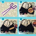 frymmx Bra Cup Adjuster with Insert Tool & Chest Pad Scissors - Ergonomic Adjuster for Lingerie Making, Sewing Projects & DIY Bra Repair