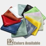 Ersmak Black Satin Fabric by The Yard, 60" Wide Shiny & Soft Charmeuse Silky Satin Fabric for DIY Craft, Wedding Decorations, Sewing, 1 Yard