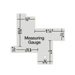 Dritz 3100 14 in 1 Measuring Gauge, Silver