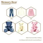 10 Inch Memory Bear Quilting Templates & Sewing Patterns - Beginners Friendly | with PVC Stencil Rulers, Craft Eyes and Noses Step-by-Step Tutorials/Instructions for Easy DIY(10in+Two Plush)