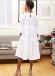 McCall's Patterns McCall's Women's Knee Length Pleated Dress, Sizes 14-22 Sewing Pattern, White
