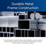 Brother CE1155 Computerized Sewing Machine, 110 Built-in Stitches, LCD Display, 7 Included Feet