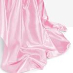 Homiest Pink Satin Fabric by The Yard, 1 Yard x 58 Inch Charmeuse Satin Fabric Silky & Shiny Cloth Fabric, Smooth Bridal Satin Fabric for Wedding Dress, Clothing Making, DIY Crafts, Sewing