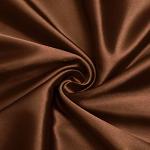 VACVELT Satin Fabric by The Yard, 60 Inch Wide Chocolate Brown Satin Fabric Shiny & Soft Cloth Fabric, Silky Satin Fabric for Bridal Dress, Wedding Decorations, Crafts, Sewing, Draping (2 Yards)