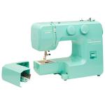 Janome Arctic Crystal Easy-to-Use Sewing Machine with Interior Metal Frame, Bobbin Diagram, Tutorial Videos, Made with Beginners in Mind!, Turquiose