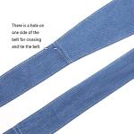 Earnda Womens Fashion Obi Belt Wrap Wide Cinch for Dress Solid Color Belts Denim Fabric Large