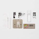 Janome Arctic Crystal Easy-to-Use Sewing Machine with Interior Metal Frame, Bobbin Diagram, Tutorial Videos, Made with Beginners in Mind!, Turquiose