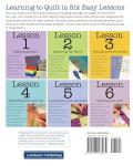 First-Time Quiltmaking, Second Edition, Revised & Expanded: Learning to Quilt in Six Easy Lessons (Landauer) 7 Simple Projects and Easy-to-Follow, Clearly Illustrated Instructions for Beginners