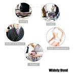 GDMINLO Soft Tape Measure Retractable Measuring for Body Fabric Sewing Tailor Cloth Knitting Craft Weight Loss Measurements Retractable Black Double Scales Rulers 1 Pack