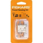 Fiskars Sewing Kit, Gifts for Mom, 27-Piece Travel Sewing Set with Case, Orange