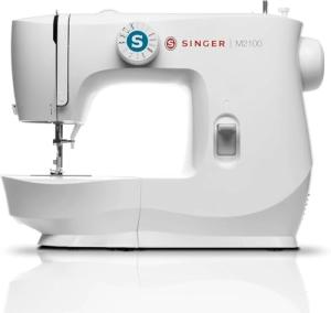 SINGER M2100 Lightweight & Compact Sewing Machine With 63 Stitch Applications, LED Light & Easy 4-step Buttonhole | Ideal for Mending and Sewing