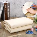 AK TRADING CO. Muslin Fabric/Textile Unbleached - Draping Fabric - Natural 10 Yards Medium Weight - 100% Cotton (63in. Wide)