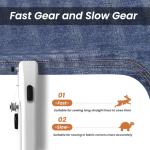 Xamanabu Handheld Sewing Machine for Beginners, Portable Mini Sewing Machine with Two Speed Modes, Easy to Operate and Fast Stitch Suitable for Clothes, Fabrics and Quick Home Repairs