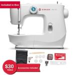 SINGER M2100 Lightweight & Compact Sewing Machine With 63 Stitch Applications, LED Light & Easy 4-step Buttonhole | Ideal for Mending and Sewing