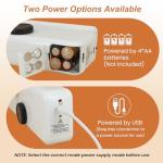 Xamanabu Handheld Sewing Machine for Beginners, Portable Mini Sewing Machine with Two Speed Modes, Easy to Operate and Fast Stitch Suitable for Clothes, Fabrics and Quick Home Repairs