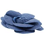 LQ Industrial 6pcs Denim Flower Cloth 3 Sizes Fabric Flower for Clothes Decoration DIY Crafts Supplies Scrapbooking