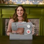 SINGER Heavy Duty 4452 High-Speed Sewing Machine with Accessory Kit | Strong Motor with Enhanced Piercing Power, 110 Stitch Applications, Full Metal Frame, 1-Step Buttonhole & LED Lights, Grey