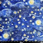 100% Cotton Fabric by The Yard for Sewing, Quilting, DIY Crafts - 43 Inches Wide (No. 41 - Starry Night)
