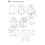 Simplicity Easy To Sew Men and Women's Matching Pajamas Sewing Patterns, Sizes S-L