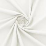 KKJIAF 2 Yard White Cotton Fabric 61 Inch Wide, Soft & Breathable Cotton Broadcloth Fabric for Sewing Clothes, Apparel, Costume, Craft