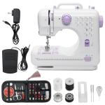 7-9W Sewing Machine with 12 Built-in Stitches & Night Light & Foot Pedal, Ideal for DIY Projects, Crafting, and Quick Fixes, Portable & Easy Storage