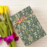 JarThenaAMCS 32Pcs Sage Green Floral Cotton Fabric Bundles 10 x 10 Inch Greenery Fabric Squares Eucalyptus Leaves Sewing Fabrics for DIY Craft Party Decor