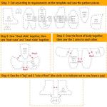 10 Pcs Memory Bear Patterns for Easy Sewing Template, Acrylic Material Ruler Set for Beginners with Instructions, Preserve Your Memories, Large Stencil for Home Cutting & Quilting Art Craft, L 15 Inch