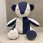 10 Pcs Memory Bear Patterns for Easy Sewing Template, Acrylic Material Ruler Set for Beginners with Instructions, Preserve Your Memories, Large Stencil for Home Cutting & Quilting Art Craft, L 15 Inch