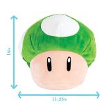 Club Mocchi- Mocchi- Nintendo Super Mario Plush - 1Up Mushroom Plushie - Collectible Squishy Plushies - 15 Inch