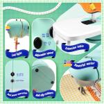 Sewing Machine, Mini Sewing Machines for Beginner with Eco-Friendly Material, Dual Speed Portable Sewing Machines with Extension Table, Light - Easy to Use, Best Gift for Kids and Women