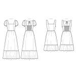 New Look Misses' Dress Sewing Pattern Kit, Code N6692. Sizes 6-8-10-12-14-16-18