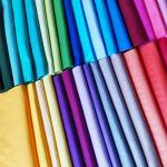 QiMicody 50 Pcs Quilting Fabric Bundles 8" x 8" (20cm×20cm) Solid Colors Pure Cotton, Precut Squares Sewing Quilting Patchwork Scraps for DIY Crafting
