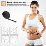 iBayam 2 Pack Tape Measure Measuring Tape for Body Fabric Sewing Tailor Cloth Knitting Vinyl Home Craft Measurements, 60-Inch Soft Fashion Pink & Retractable Black Double Scales Rulers for Body Weight